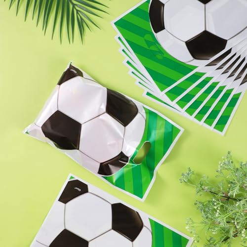 40 Soccer Party Favor Bags - Football Gift Bags for Kids