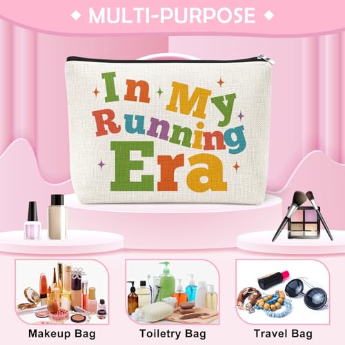Running Makeup Bag for Women Marathon Runner Cosmetic Pouch