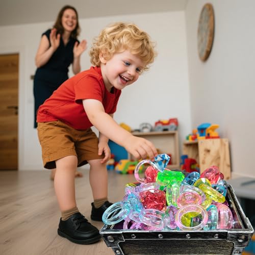 Vintage Mine Train Treasure Chest Toy for Kids - Pretend Play