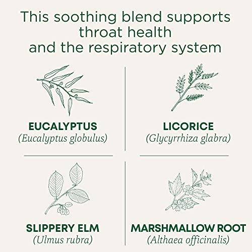 Organic Throat Coat Herbal Tea with Eucalyptus | 16 Bags