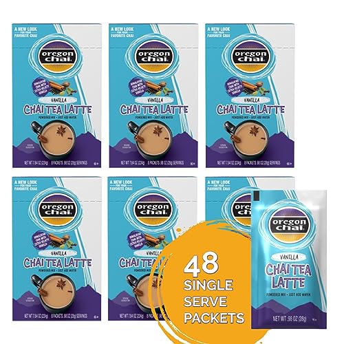 Oregon Chai Vanilla Dry Chai Latte Mix - 48 Packets