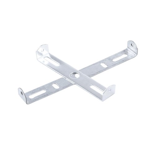 KUMGROT Metal Ceiling Light Plate 4" and 6" Lighting Fixture Mounting Bracket Ceiling Pendant Light Crossbar Kit, 4 Pack
