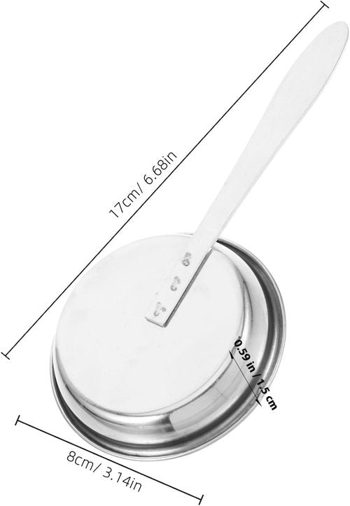 Angoily Candle Snuffer - Portable Stainless Steel Tool with Long Handle for Safe Flame Extinguishing | 6.69 Inches