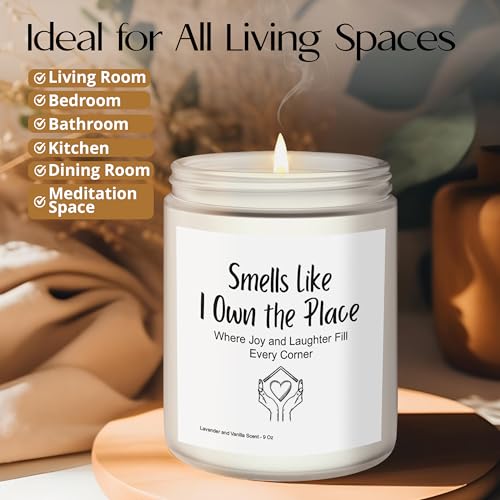 KINSHEART 9 oz Scented Candle - Housewarming Gift for New Homeowners