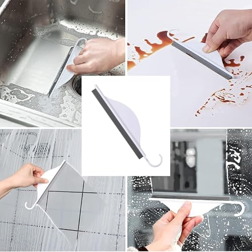 5-Pack Kitchen Squeegee Set for Glass & Bathroom Cleaning
