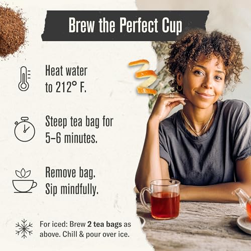 Numi Organic Rooibos Herbal Tea, Caffeine-Free, 18 Tea Bags (Pack of 2)