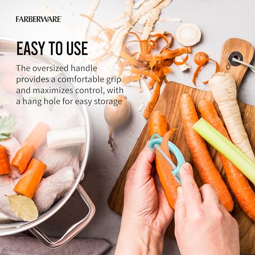 Farberware Pro2 Euro Vegetable Peeler with Stainless Steel Blade