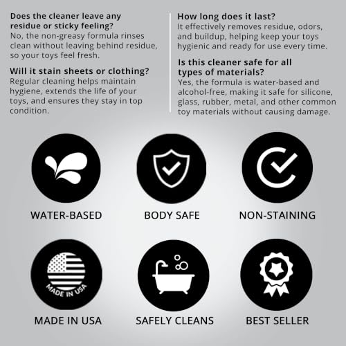 Adam & Eve Toy Cleaner Spray - Fresh Scent, 4 Oz, Easy Mist for Personal Devices