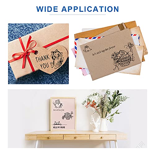 Fall Clear Stamps Set for Card Making & Scrapbooking