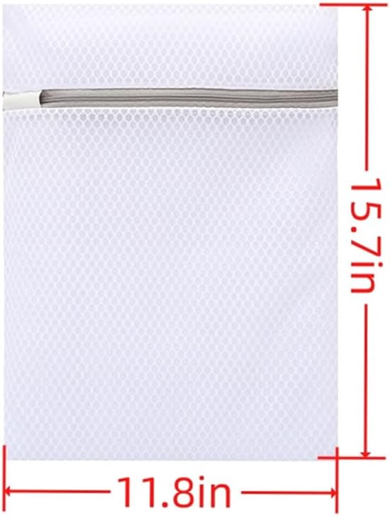 Skiennix Durable Honeycomb Mesh Laundry Bags - 4 Pcs for Delicates, 12 x 16 Inches, Thick & Fine Nets