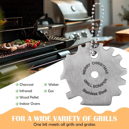 Heavy Duty Grill Scraper - Perfect Stocking Stuffer for BBQ Lovers