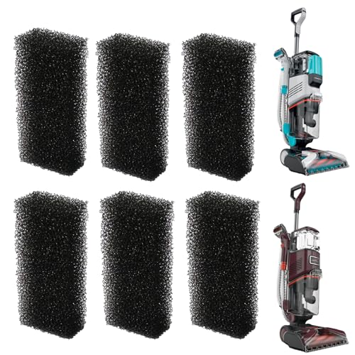 6-Pack Foam Filter Replacement for Shark CarpetXpert EX201 Vacuum Series