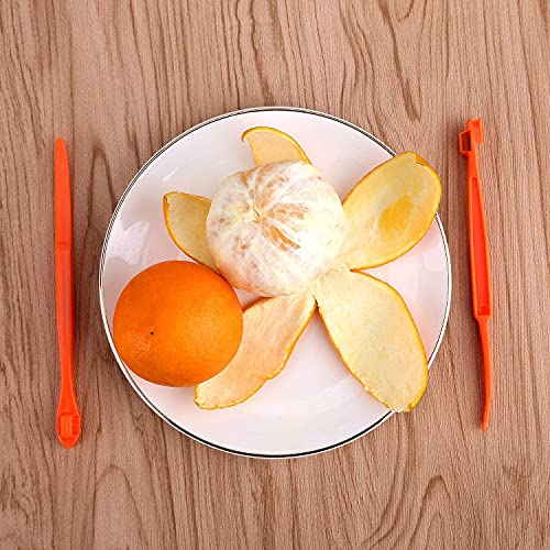 LUTER Plastic Orange Peeler Set Citrus Fruit Cutter Kitchen Gadget 8pcs