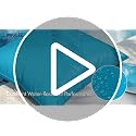MIULEE 18x18 Inch Yellow Waterproof Outdoor Pillow Covers Pack of 2 - Fade-Resistant Decorative Cushion Covers for Patio, Garden, Couch, Sofa