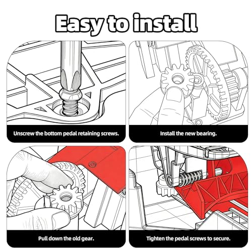 5-Pack Spin Mop Bucket Replacement Gears for O-Cedar EasyWring Systems