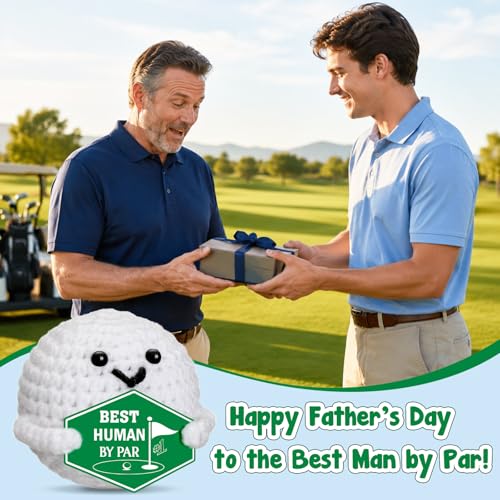 Crochet Golf Ball Gift – Unique Golf Gifts for Men & Women