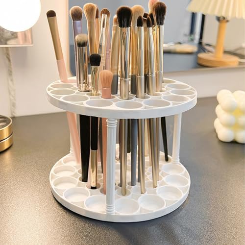 46-Slot Makeup Brush Holder Organizer for Vanity