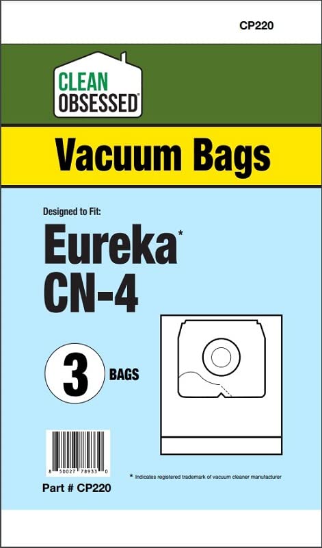 Eureka Type CN-4 Micro Paper Bags Replacement - 3 Pack