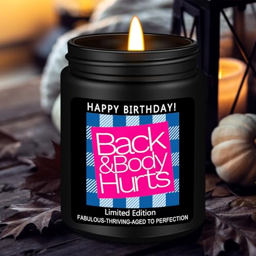 Funny Lavender Scented Birthday Candle Gift for Men