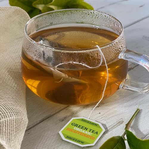 Bigelow Decaffeinated Organic Green Tea Bags, 40 Count