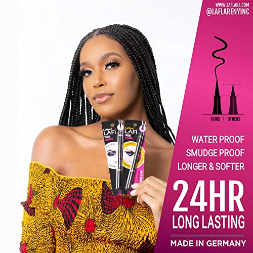 Laflare Liquid Eyeliner - Waterproof & Smudgeproof Dark Brown