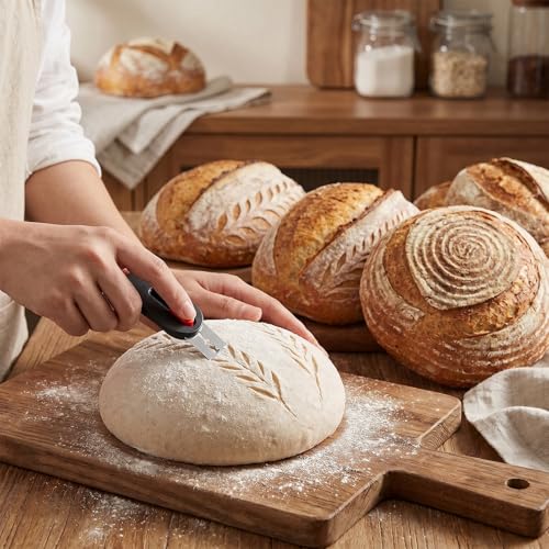 Magnetic Dough Scoring Tool for Sourdough Baking with 25 Blades