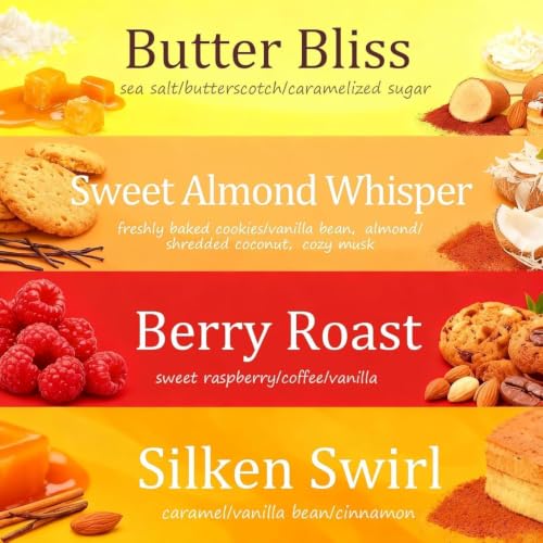 Wax Melts Variety Pack - 64 Soy Bear-Shaped Tarts with Premium Essential Oils
