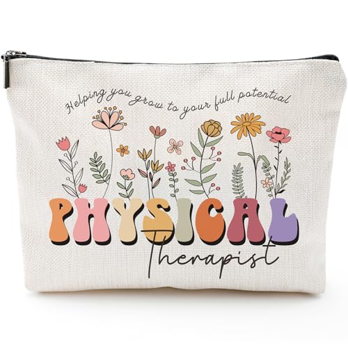 Sitsink Physical Therapist Makeup Bag - Floral Appreciation Gift