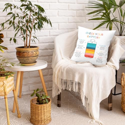 Mental Health Decorative Pillow Cover - 18x18 Flannel Softness