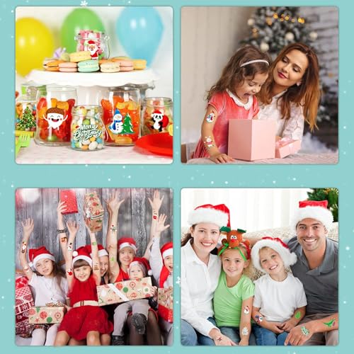 Christmas Temporary Tattoos for Kids - 90 Fun Designs