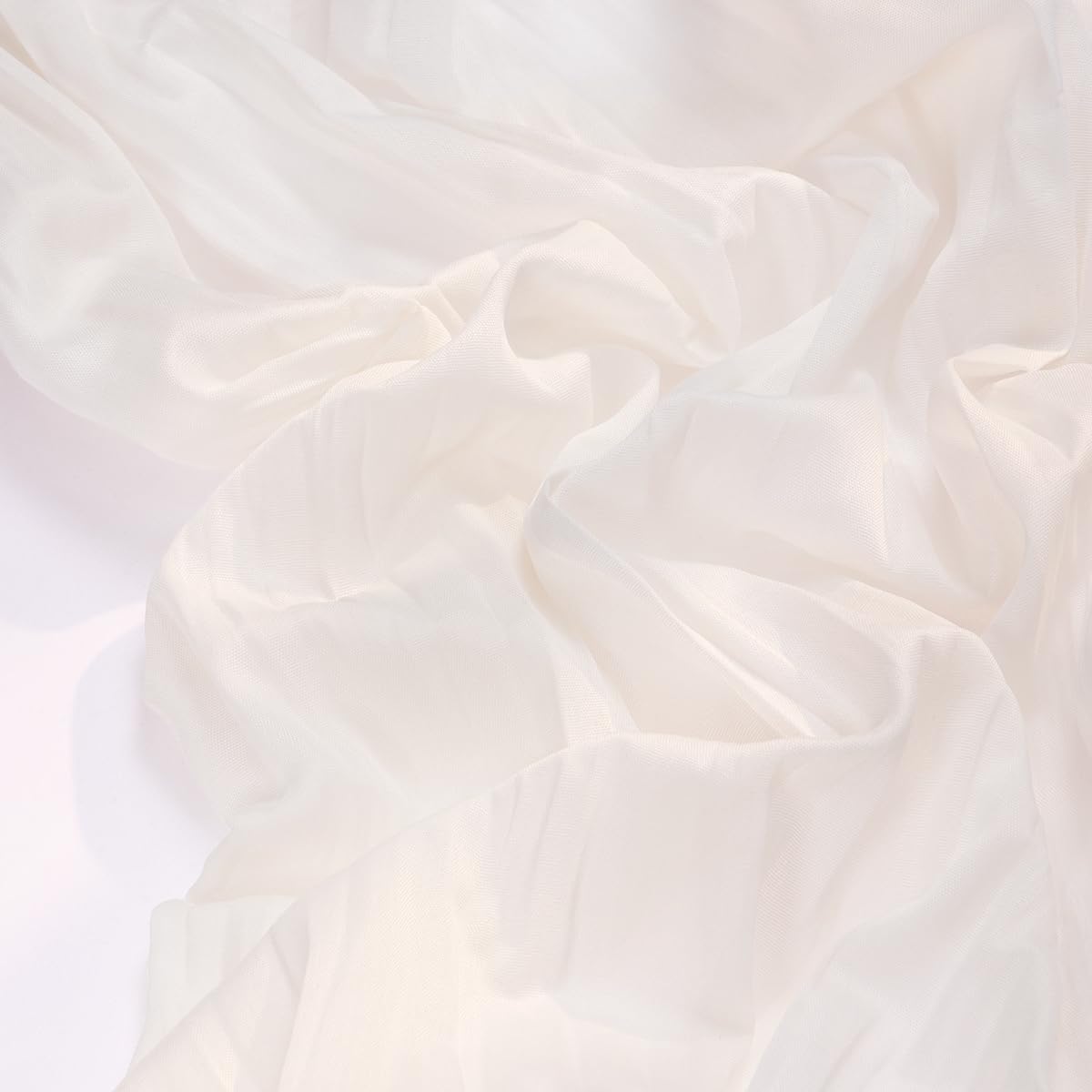 Socomi Cheesecloth Table Runner - 6pcs Ivory White Boho Rustic 120 Inch for Weddings & Events