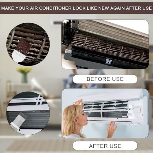 PEUTIER Air Conditioner Fin Comb and Condenser Cleaning Brush Tool Set