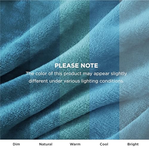 Bedsure GentleSoft Fleece Throw Blanket - Teal, 50x60 inches