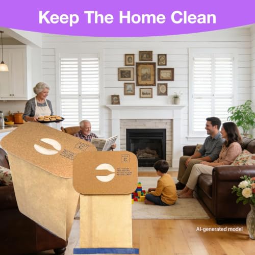 8-Pack Style C Vacuum Bags for Electrolux Canister Vacuums