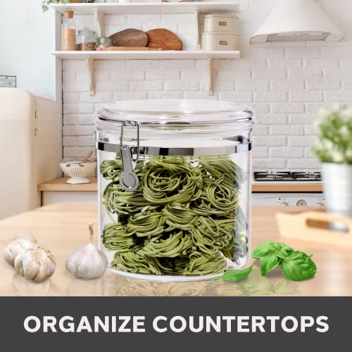 Oggi 150 oz Jumbo Airtight Food Storage Canister with Clamp Lid