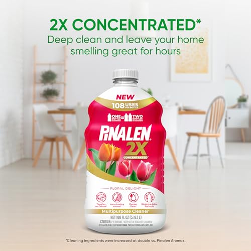 PINALEN 2X Max Aromas Floral Delight Multipurpose Cleaner - 108 fl oz