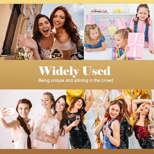 BIRIYANI Gold Glitter Face Tattoos – 6 Sheets Waterproof Faux Freckles