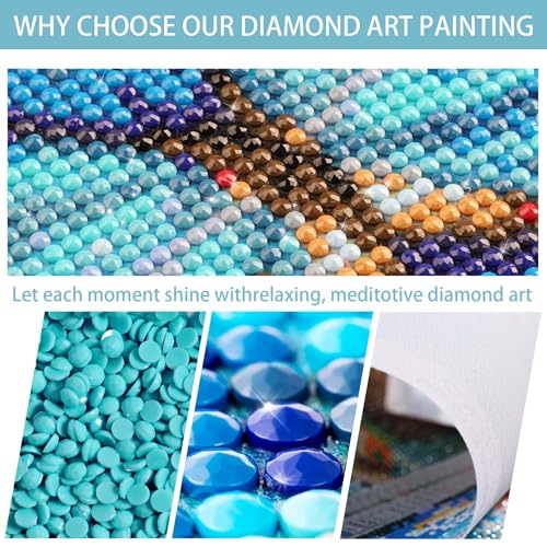 5D Diamond Art Kit - Special Shape Deer Painting for Adults