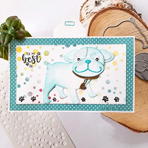2PCS Animal Paws Alphabet Silicone Stamps for Card Making