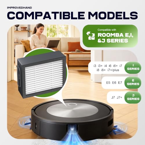 iRobot Roomba E I J Series Replacement Filters - 6 Pack