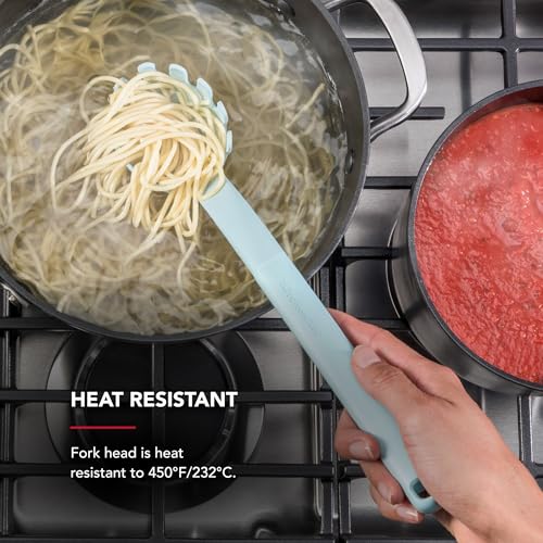 KitchenAid Mineral Water Pasta Fork - Heat Resistant & Ergonomic