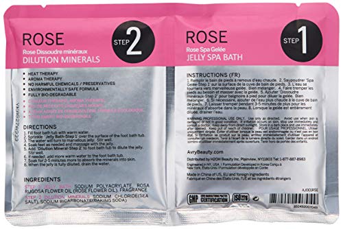 AvryBeauty Gel-Ohh Jelly Spa Pedicure Treatment - Rose