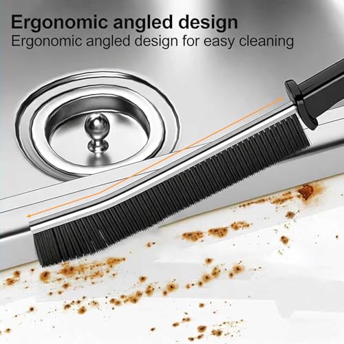 8-Piece Crevice Cleaning Brush Set for Hard-to-Reach Areas