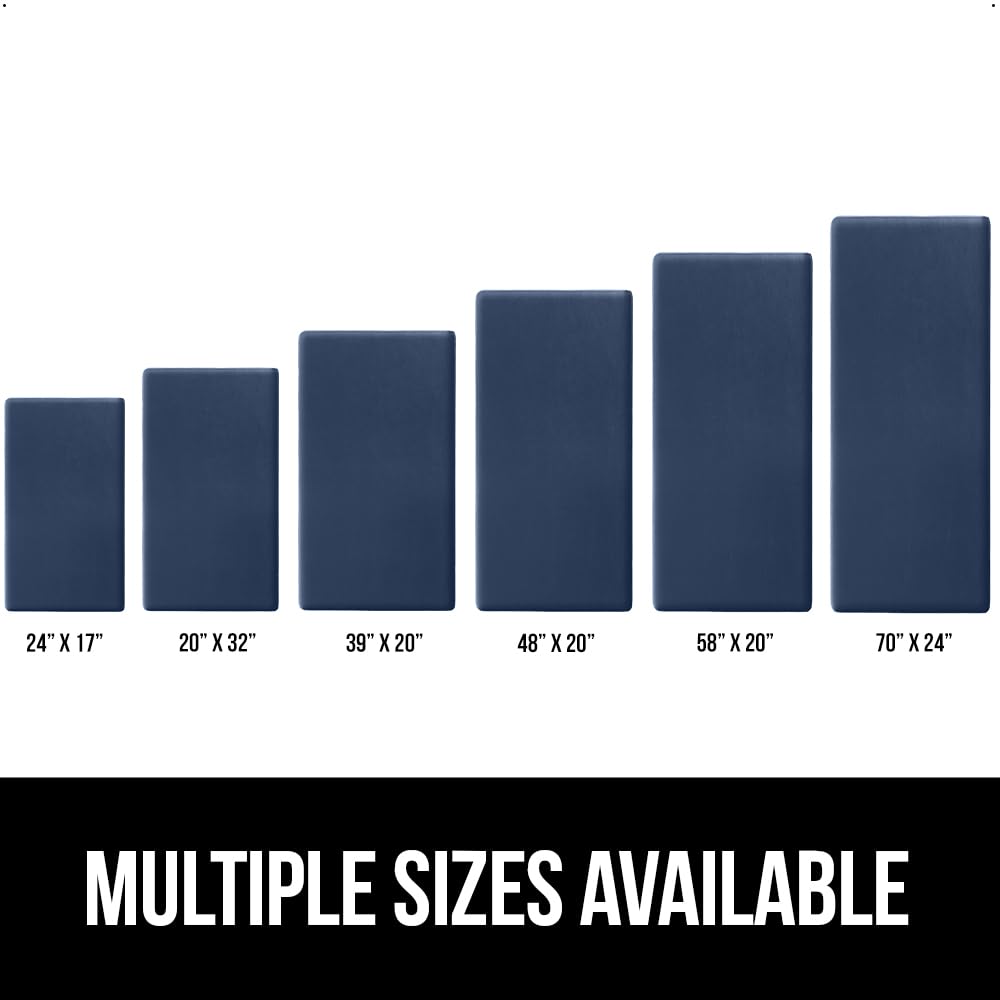 GORILLA GRIP Comfortable Cushioned Kitchen Mats for Floor, 39x20, Waterproof and Stain Resistant Soft Top, 3/4 Inch Thick Ergonomic Standing Desk Anti Fatigue Mat, Foam Supports Ankles and Feet, Navy