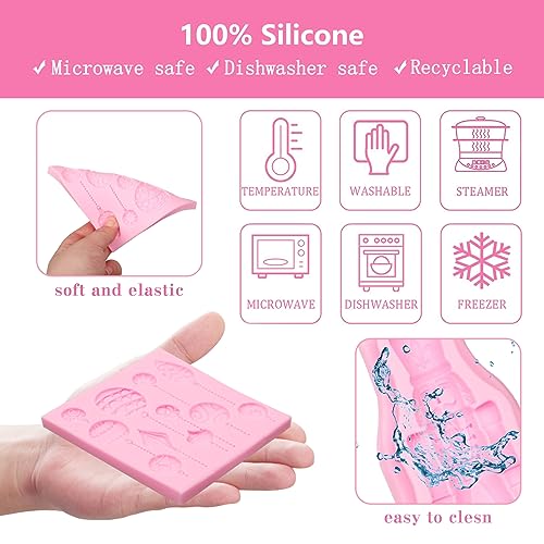 Christmas Nutcracker Soldier & Ornament Silicone Mold Set for Cake Decoration