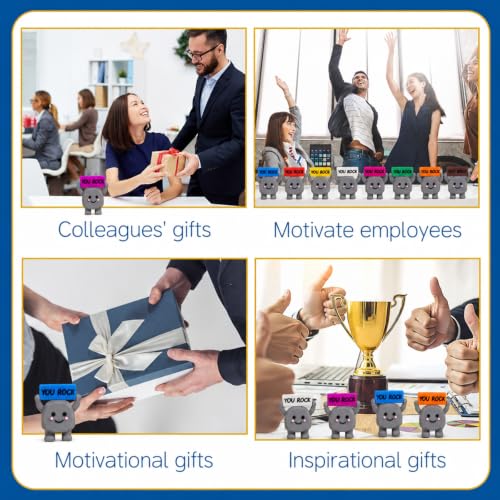 20 Mini You Rock Figurines - Inspirational Decorative Gifts