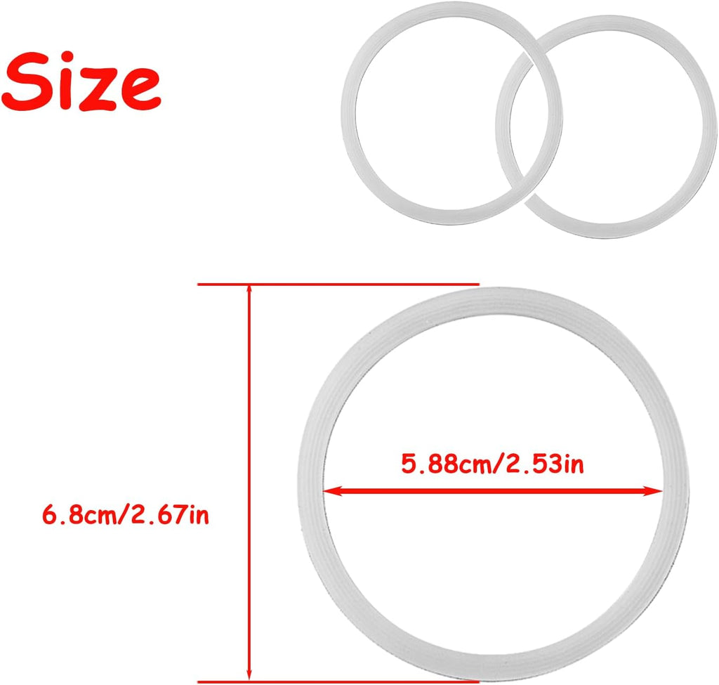 Owala | 6 Pack Replacement Water Bottle Gaskets - Durable Silicone Lid Seals for FreeSip
