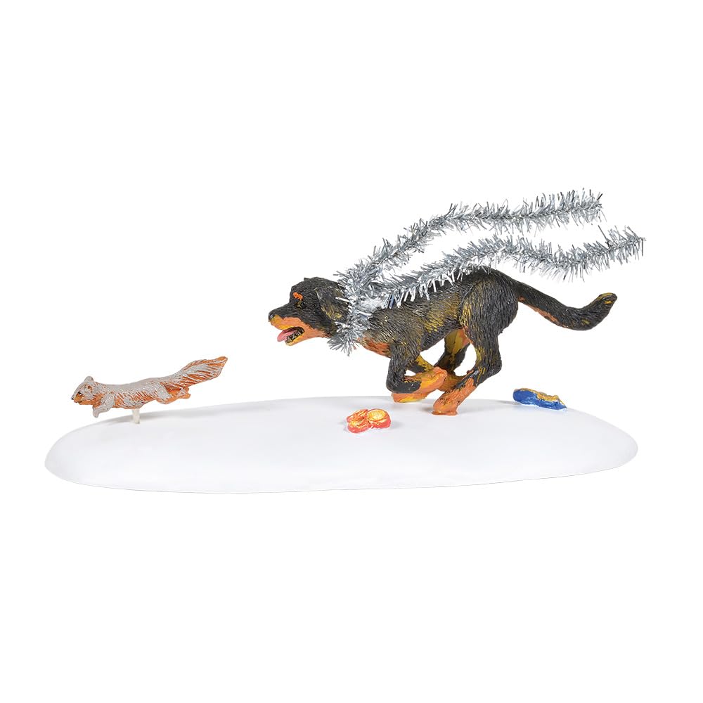 Department 56 Snow Village National Lampoon's Christmas Vacation Accessories Snots on The Run Figurine, 1.77 Inch, Multicolor