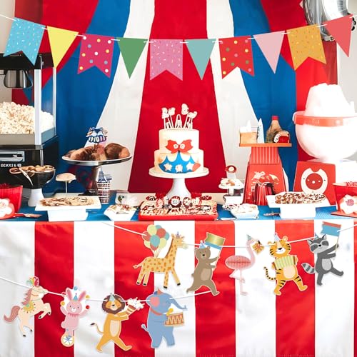 Animal Parade Banner - Jungle Zoo Birthday Party Decorations