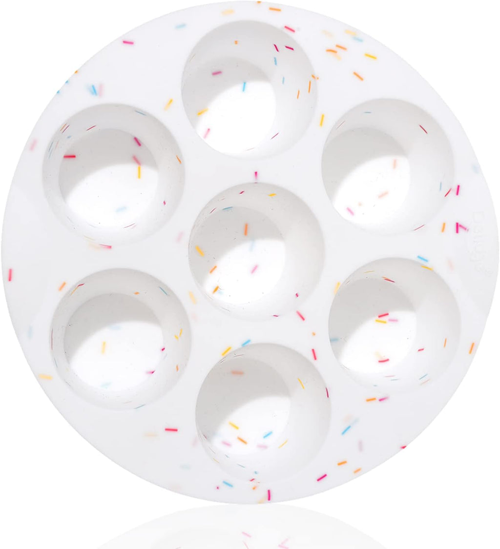 Skiennix Silicone Egg Bite Molds - Non-Stick Air Fryer Muffin Pan | 7 Cups for Mini Muffins & Tarts